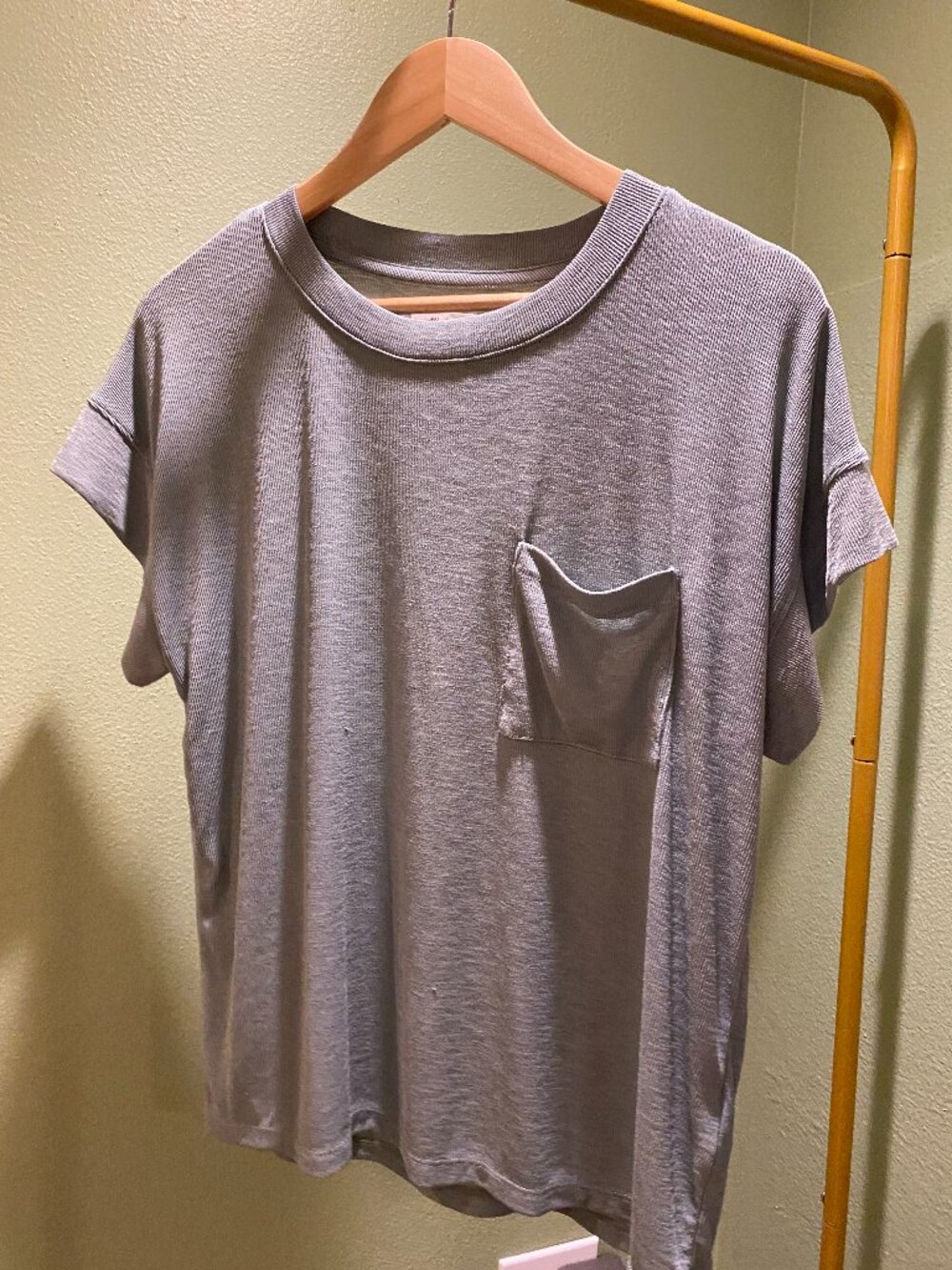 Madewell Sage Pocket Tee